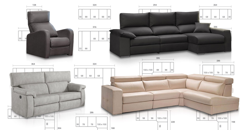 Los sofás modulares ofrecen gran variedad de combinaciones